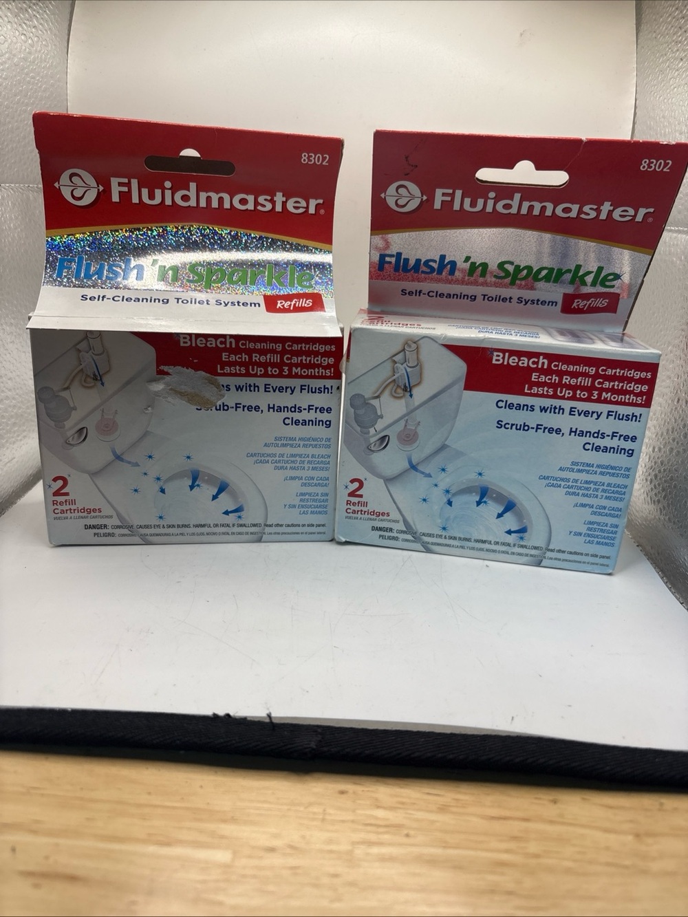 Fluidmaster 8102P8 Flush 'N Sparkle Automatic Toilet Bowl Cleaning Sys